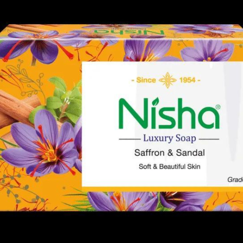 NISHA SAVON DE LUXE SAFRAN ET SANTAL  